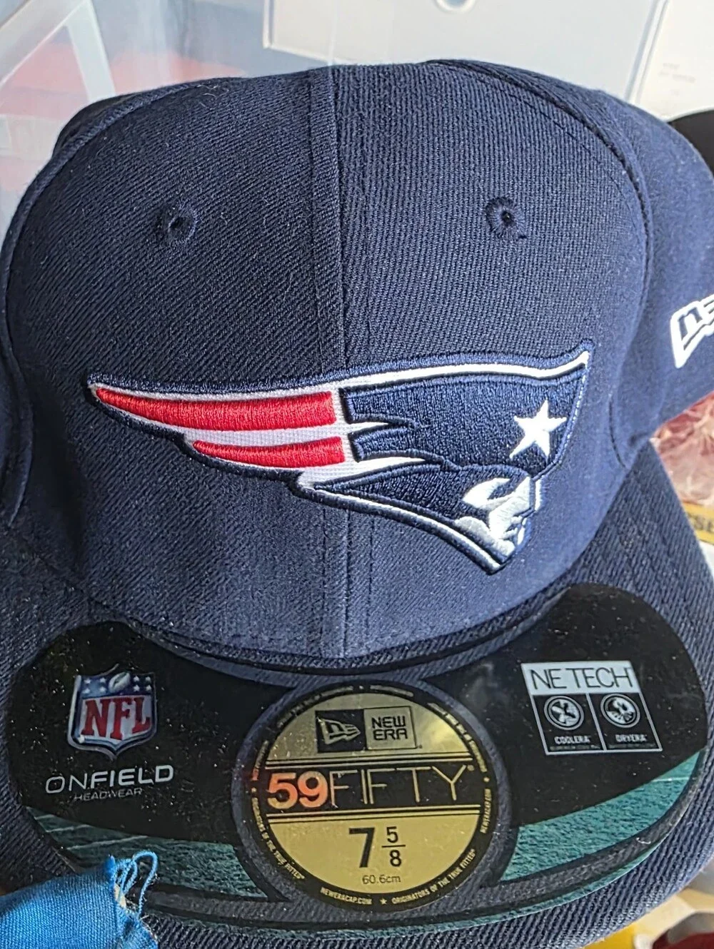 New Era 59FIFTY New England Patriots Fitted Hat Lot Of 7 Sz  7 5/8 And 7 3/4